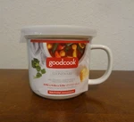 Goodcook 04164 Ceramic Mug With Vented Lid, 20OZ, White New - Free Shipping. Fixed Price $14.35.