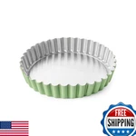 Nordic Ware Formed Quiche Tart Pan 7.5 Cup Aurora Green 44346AMZ. Fixed Price $37.15.