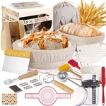 Yiczc Bread Basket Set, Round 9" & Oval 10" Sourdough Proofing.... Fixed Price $75.68.