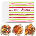 Tenceur 150 Pcs Christmas Wax Paper Sheets Red Green Striped Parchment. Fixed Price $11.76.