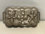 Nordic Ware Christmas Gingerbread Man Loaf Cake Pan Heavy Cast Aluminum. Fixed Price $16.14.