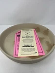 The Pampered Chef Round Deep Dish Baker Stoneware 11" Family Heritage Pizza Pan. Fixed Price $16.99.