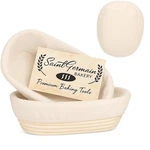 "saint Germain Bakery Premium Round Bread Inches, "10"" Oval (2X Count)". Fixed Price $30.29.