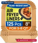 Air Fryer Liners, 125PCS Parchment Paper, Disposable For. Fixed Price $12.49.
