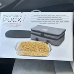 Wolfgang Puck 3.6QT Rectangular Covered Glass Baker W/ Insulated Carry Bag New. Fixed Price $34.88.