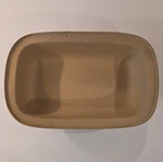 The Pampered Chef Family Heritage Classics Stoneware Loaf Pan 1.5 Qt Beige 1601. Fixed Price $39.50.