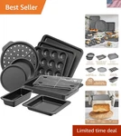 Bakeware Sets Baking Pans Nonstick Oven For Kitchen 10 Pieces. Fixed Price $88.46.