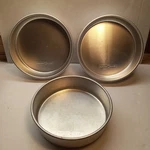 Lot 3 Nordic 9" Round Cake Pan Aluminum Made Usa Professional Bakeware. Fixed Price $29.00.