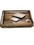 Guy Fieri Bakeware 2 Piece Square Baking Dish Set Metallic Glazed Stoneware. Fixed Price $38.50.