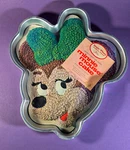 Vintage 1980S Wilton Disney Minnie Mouse Face Party Cake Pan Mold #515-809. Fixed Price $34.99.