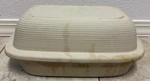 Pampered Chef Large Covered Roaster Baker/ Lid Family Heritage Stoneware #0302. Fixed Price $69.99.