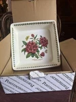 Portmeirion Bakeware, Botanic Garden Rhododendron Deep Square Baker $200 Nib Nwt. Fixed Price $64.00.