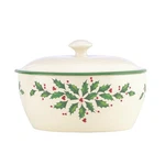 Lenox 847117 Holiday Covered Casserole, Christmas Theme 3.25 Lb, & Green. Fixed Price $60.02.