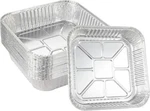 50PACK- 8 X Aluminum Foil Pans Disposable,heavy Duty Square Pack, Silver. Fixed Price $28.88.