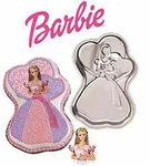 New Wilton Enchanted Barbie Cake Pan With Face Plate, Stock Number 2105-8910. Fixed Price $19.99.