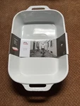 Brand New Staub Ceramic Rectangle Gratin Baking Dish White 13X9. Fixed Price $69.00.