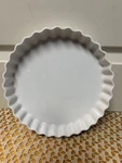 Pillivuyt Culinaire White Porcelain 10" Fluted Tart Quiche Baking Dish. Fixed Price $32.00.