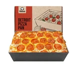 Chef Pomodoro Authentic Deep Dish Pizza Pan, Detroit Style 8 X 10 Inch, Black. Fixed Price $53.13.