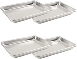 Libertyware Mini Sheet Pans-set Of 4-10"X 6"X 1.25", Pack, Aluminum. Fixed Price $55.28.