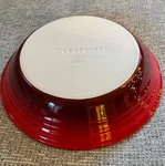 Le Crueset Red Stoneware Pie Dish Oven Safe Baking Cherry 10" 15.03. Fixed Price $24.00.