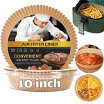 Large Air Fryer Disposable Paper Liner Round 10 Inch Parchment Nonst. Fixed Price $20.62.