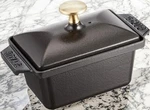 Staub Half Terrine Black 15 11CM 0.7L Speciality 40509-571 With Box New. Fixed Price $177.85.