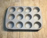 Pampered Chef Family Heritage 12 Muffin Cupcake Pan Stoneware Made Usa. Fixed Price $45.00.