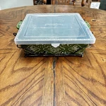 Temptations Casserole 10X10 Baking Dish Old World Green 3 Pc 2.5 Qt. Fixed Price $29.99.