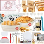 Aliggbent 38PCS Sourdough Bread Baking Supplies, 10'' Round & Oval Banneton. Fixed Price $55.47.