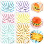 120 Pastel Party Supplies Deli Paper Sheets 8" Striped Wax .... Fixed Price $21.68.
