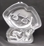 Vintage Dora The Explorer Cake Pan Girl Shape Baking Wilton Aluminum #2105-6305. Fixed Price $9.99.
