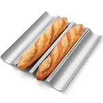 Pavsrmy Baguette Bread Pan, Premium Nonstick Perforated Large, Silver. Fixed Price $21.64.