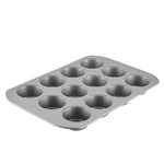 Pan 12 Cup Nonstick Bakeware Gray Farberware Model 52106 Muffin. Fixed Price $28.99.