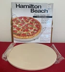 Hamilton Beach Pizza Stone Set New. Fixed Price $35.00.