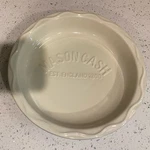 Mason Cash Ceramic Pie Dish 9.5 Inch Beige/blue Oven Safe Round Original. Fixed Price $16.50.