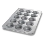 Chicago Metallic 43037 Glazed 15-CAVITY Mini-cake Pan. Fixed Price $78.96.
