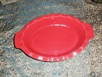 Emile Henry Red Ruffled Edge 01.78 Baking Dish. Fixed Price $39.99.