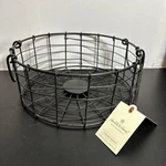 2 Hearth With Magnolia Metal Wire Storage Baskets Handles. Fixed Price $15.00.