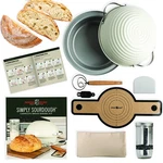 Nordic Ware Simply Sourdough Complete Bread Baking 9PC Kit, Glacier White. Fixed Price $146.38.