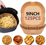 9-INCH Air Fryer Parchment Liners 125 Pack, Square Non-stick Disposable Paper. Fixed Price $21.85.