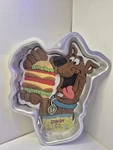 Wilton Vintage Scooby Doo Eating Hamburger Aluminum Cake Pan 2105-3227. Fixed Price $14.98.