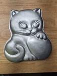 1979 Wilton Cat Kitty Mold Bake Pan 502-1972. Fixed Price $10.00.