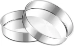 E-far 9 Inch Round Cake Pan, 2-PIECE Stainless Steel Baking Mold Tins No. Fixed Price $26.04.