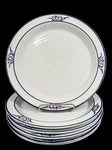 Rare 6 Vintage The Cellar Rh Macy Splendor 10 1/4" Dinner Plates #F-4812 Japan. Fixed Price $70.00.