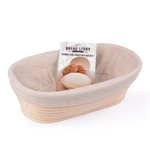 (10X6 Inch) Oval Proofing Basket Set By Brotform Handmade Unbleached Nat.... Fixed Price $36.05.