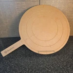 Browne 575376 Wood Round Pizza Paddle Board Peel 10"-18" Natural Color. Fixed Price $44.99.