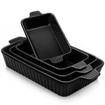 Malacasa 3-PIECE/4-PIECE Porcelain Bakeware Set Baking Dishes With Handles. Fixed Price $58.99.