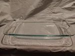 Pyrex 9X13X2 , Quart Baking Dish Grab Handles Clear Kitchen Bake Ware. Fixed Price $11.00.