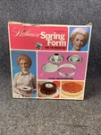 Vintage Hillware Springform 10" 4-PIECE Aluminum Pan Set Angel Danish Cake New. Fixed Price $24.95.