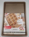 Goodcook Bestbake Nonstick Textured Carbon Steel Large Cookie Sheet 11" 17". Fixed Price $9.95.
